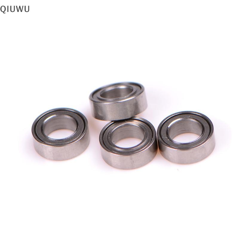 Qiuwu 4 vòng bi MR74ZZ 4 * 7 * 2.5 4x7x2.5mm tấm chắn kim loại MR74Z vòng bi Mới.