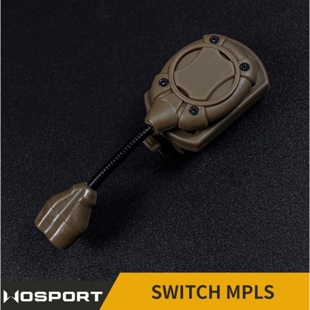 Đèn mũ bảo hiểm tactical WoSport SWITCH MPLS