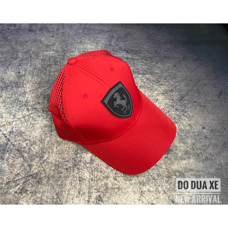 Nón (mũ) kết vải dù Ferrari cao cấp