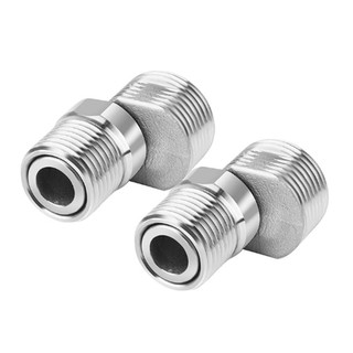 JOJO 2 Bộ chuyển đổi vòi hoa sen bằng thép không gỉ có thể điều chỉnh xoay 360 độ cho phòng tắm