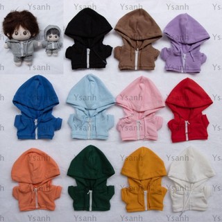 YSANH Áo hoodie thủ công thông thường, Mặc trang phục áo nỉ Mini, Đồ chơi trẻ em dễ thương Áo búp bê cho búp bê Cotton 10 / 15cm