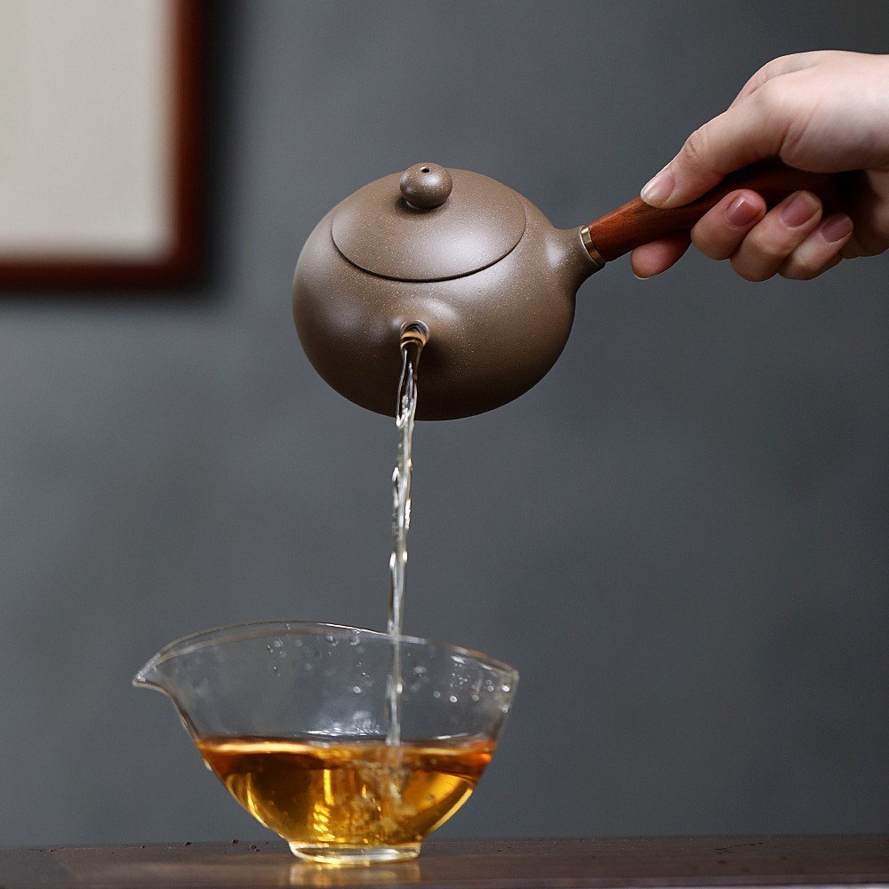 Ấm Tử Sa Nghi Hưng Tây Thi Đường Vũ 250 ml (Thanh Khôi Đoạn Nê)