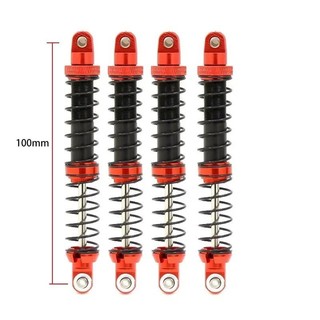 Giảm xóc kim loại 70mm 80mm 90mm 100mm 110mm 120mm cho 1 / 10 SCX10 Wraith RR10 TRX4 TRX6 ABSiMA Sherpa RC Crawler