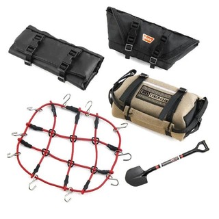 5 Chiếc Túi Bảo Quản Mái Túi Xách Túi Ngủ Hành Lý Lưới Xẻng Trang Trí Cho TRX4M Trục SCX24 1 / 18 1 / 24 RC Xe Bánh Xích