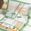 Túi đựng hồ sơ trong suốt TUYỆT VỜI, Túi đựng dây kéo lưới PVC dung tích lớn, Túi lưu trữ dữ liệu dày trong suốt đa chức năng Đồ dùng văn phòng trường học