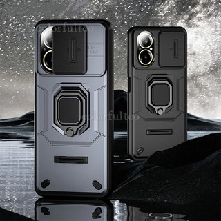 Vỏ chống sốc Realme C67 Armor cho Realme C67 C 67 RealmeC67 4G Kéo đẩy trượt Bảo vệ Camera Vỏ điện thoại PC cứng Ốp lưng chống rơi Giá đỡ mặt sau