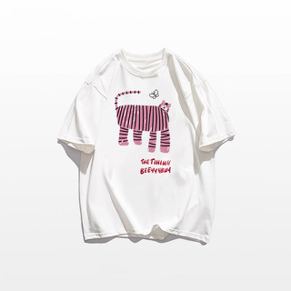 Hiixiivi [Thương hiệu mới 100% Cotton] Áo thun ngắn tay độc đáo Unisex dành cho nữ Tee Baggy Nam Nữ Baggy Cổ tròn in hình dáng rộng