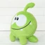 Đồ chơi ếch YOLOGO, Đồ chơi nhồi bông cắt trái cây xanh, Phim hoạt hình Om Nom Hot Game 20cm Búp bê động vật nhồi bông Kid
