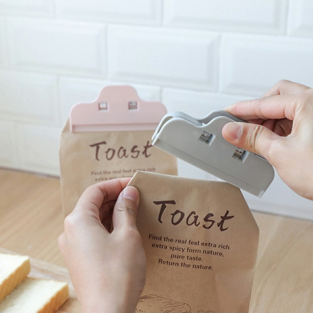 Combo 10 Kẹp Miệng Túi, Kẹp Bảo Quản Thực Phẩm, Kẹp Bao Bì Niêm Phong Thức Ăn Chống Ẩm Bảo Quản Mini Tiện Lợi FETA