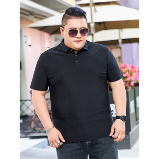 50-140kg PLUS SIZE Ice Silk 9xl 8xl Nam Mùa Hè Tay Ngắn Màu Trơn Oversize Công Sở Áo Sơ Mi Polo Thường Ngày