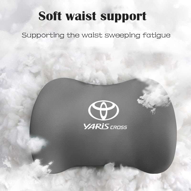 【 Gối tựa đầu & thắt lưng 】 Toyota Yaris Cross Giảm mệt mỏi - Bảo vệ cổ & vai - Lõi xốp Memory - Đồng hành lái xe tối ưu