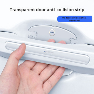 4-8 Chiếc Combo Miếng Dán Silicon Chống Trầy Xước Cho Tay Nắm Cửa Ô Tô Miếng Dán Silicon Chống Trầy Xước Cho Tay Nắm Cửa Cho Volvo XC90 XC60 XC40 V60 S90