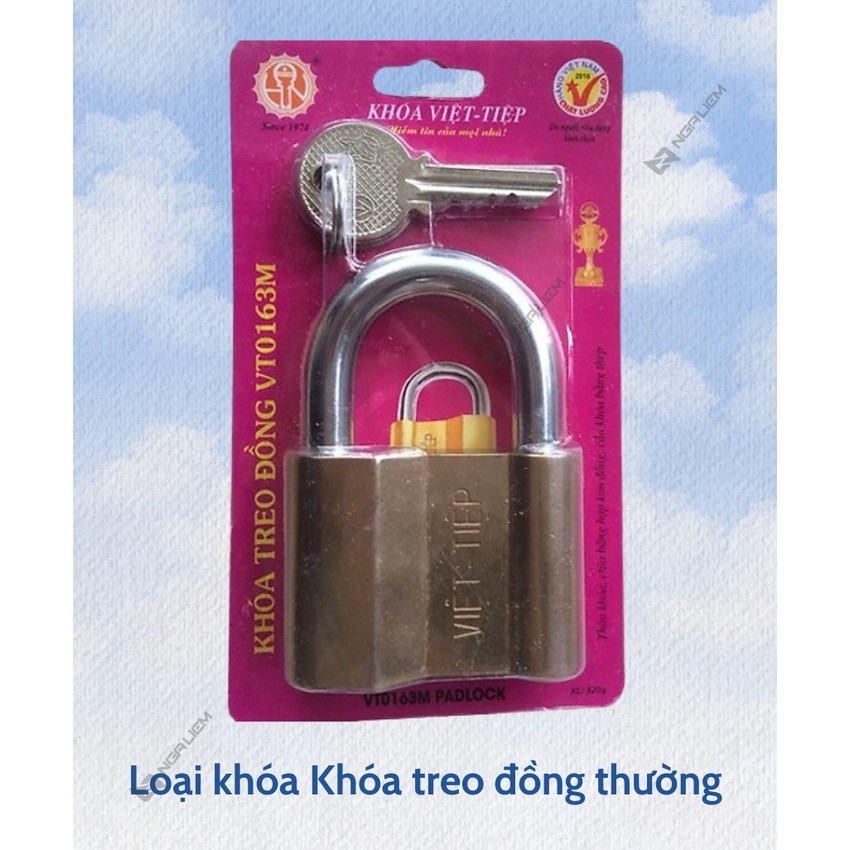 Khóa Treo Đồng, Ổ Khóa nhà Việt Tiệp 3P, 4P, 5P, 6P - Việt Tiệp (0138M ...
