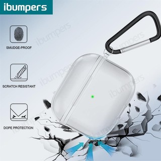 Dành cho Airpods 1 / 2 / 3 / Pro / Pro 2 Vỏ chống sốc trong suốt TPU Vỏ mềm bảo vệ tai nghe