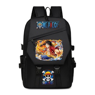 Ba Lô One Piece Luffy Cho Học Sinh Dung Tích Lớn In Nhẹ Đa Năng Hoạt Hình Anime Giải Trí Schoolbag