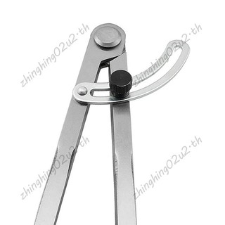 Công cụ Scribe chia cánh chính xác 8 Inch La bàn 200mm có giá đỡ bút chì cho hình học, gỗ, kim loại và da
