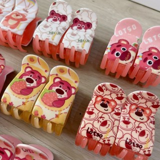 MEOWU Kẹp Tóc Càng Cua 3 Răng Gấu Dâu Nhiều Hình Hoạ Tiết Giành Cho Nữ