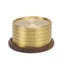 Đế lót ly cốc bằng đồng DELMER, Trang trí nội thất Đế lót ly bằng đồng chịu nhiệt, Bàn trang trí trung tâm Tấm lót cốc tròn bằng kim loại Thanh uống nước