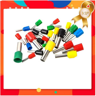 (HCM) Túi 100 cái đầu cos pin rỗng, cos pin E, pin thông dùng cho dây điện từ 0.5mm2 - 16mm2
