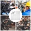 ICUCKO 10 / 20 / 50 / 100 Chiếc Đinh Tán Mở Rộng, Chốt Đầu Phần Cứng Bộ Gõ Khai Thác Ốc Vít Mở Rộng, Dụng Cụ Cố Định Động Búa Lõi Nhôm Móng Tay Mở Rộng