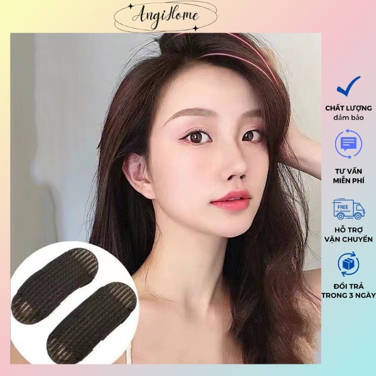 Độn phồng chân tóc  đệm tạo dày chân tóc phong cách Hàn Quốc ANGIHOME