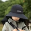 YRBWD Mũ chống nắng cho trẻ em mùa hè, Mũ vành lớn Cắm trại Mũ Alpine Mũ xô mỏng cho trẻ em, Chống tia cực tím có mũi Mũ chống nắng có thể điều chỉnh