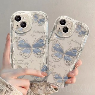 Dành Cho Samsung A23 A24 A25 A32 A33 A34 A35 A50 A50S A30S A51 A52 A52S A53 A54 A55 A72 A73 M34 J7 Prime Vỏ Điện Thoại Bướm Thời Trang Mềm Trong Suốt Bảo Vệ