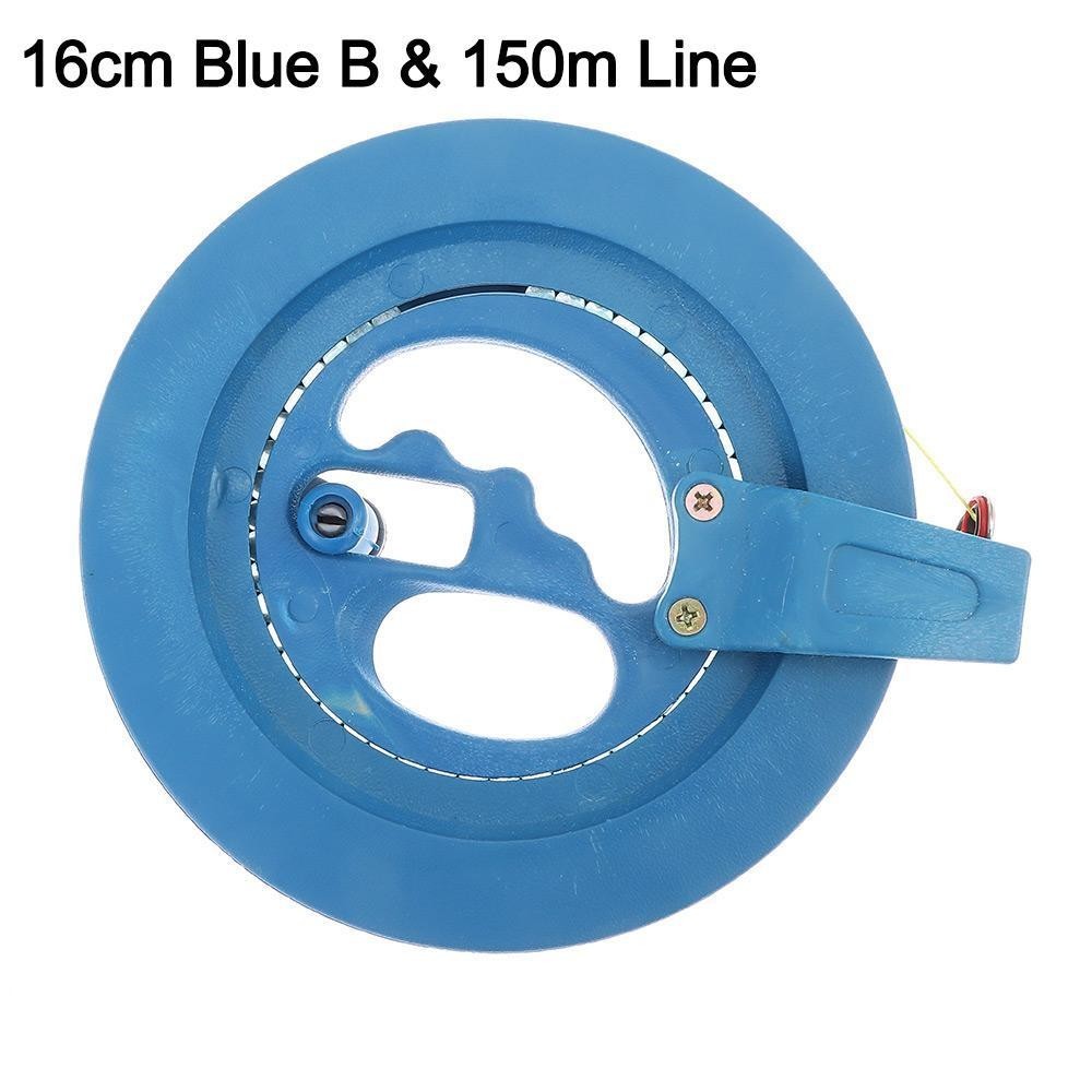 SEYAWSON Diều Cuộn Sáng Tạo Vòng Màu Xanh Fying Diều Dây Bay