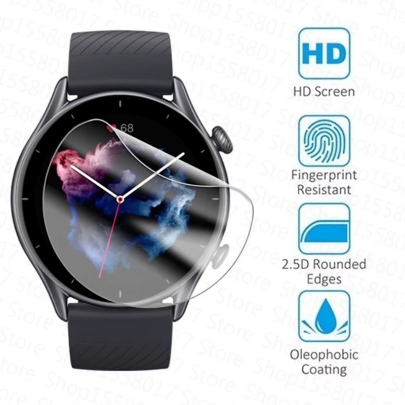 Dành Cho Realme Watch T1 S2 S Pro 3 Chiếc 500D Full Cover HD Trong Suốt Mềm Hydrogel Phim Chống Vân Tay Chống Cháy Nổ Đồng Hồ Bảo Vệ Màn Hình