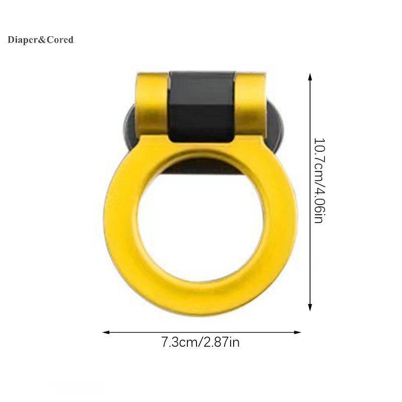 Diaper & CORED ABS Kiểu Dáng Xe Kéo Móc Miếng Dán Trang Trí Xe Ô Tô Phía Sau Trailer Mô Phỏng Đua Xe Vòng Xe Kéo Móc YTH