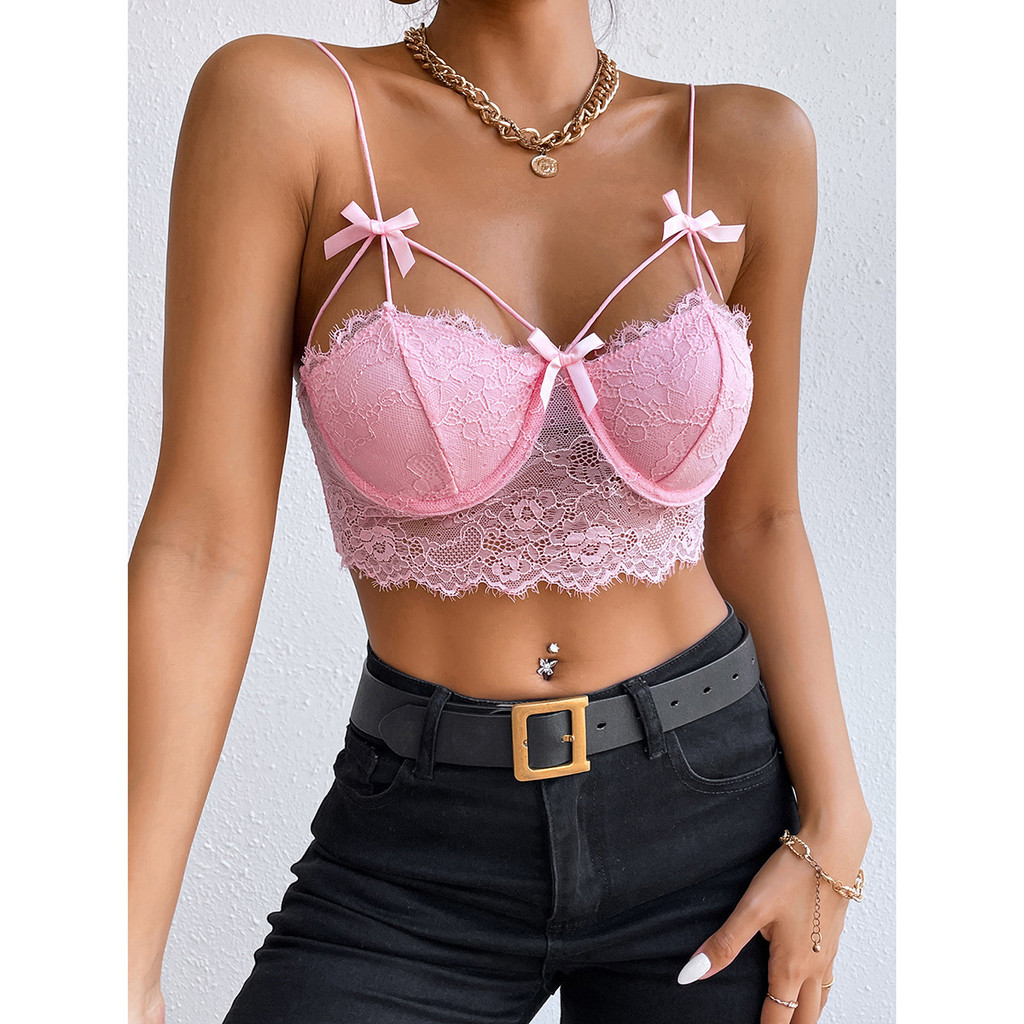 Bán chạy Ren Quấn Ngực Gợi Cảm Dây Lưng Slim fit Xương Cá Vest Hàng Có Sẵn Bán Buôn