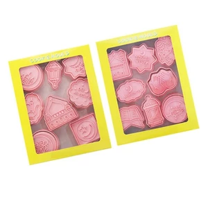 Cc 16 Chiếc Eid Cookie Cắt Bộ Dụng Cụ Nướng Bánh Thân Thiện Với Người Dùng Chức Năng Eid Cookie Cắt Embosser Cho Pastrie Truyền Thống