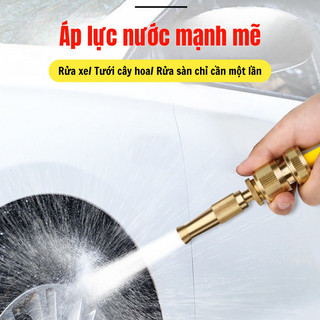 Vòi Xịt Tăng Áp IKEA MaMa - Vòi Xịt Nước Đa Năng Dùng Cho Rửa Xe, Tưới Cây, Với Lực Nước Mạnh, Có Các Dài 5m/10m/15m/20m