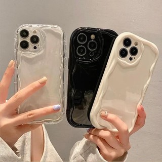 Ốp Điện Thoại Cho Xiaomi POCO X6 X5 X3 Pro X4 NFC F3 F4 X4 GT M3 M4 M6 Pro MI 11 Lite 5G NE 12T 12 Lite Ốp Lưng Sóng Màu Nước Vỏ Vồng Cạnh Màu Trơn Silicon