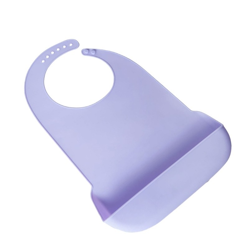 Ppy Silicone Mềm Yếm Người Lớn Chống Thấm Nước Bọt Khăn Ăn Tạp Dề Vải