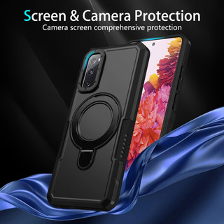Dành Cho Samsung S20 FE / S21 FE 5G Ốp điện thoại PC Cứng Mặt Sau Mềm TPU Edge Quân Sự Cấp Chống Rơi Chống Sốc Mỏng Bao