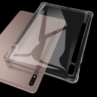 Ốp Mềm Cho Samsung Galaxy Tab A9 Plus 11 inch 2023 TPU Silicone Bốn Góc Vỏ Bảo Vệ Chống Rơi Cho Galaxy Tab A9 8.7 S9 FE S8 S7 A8 10.5 A7 S6 Lite 10.4 Có Khe Cắm Bút
