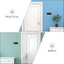 ZENZON Không làm phiền Dấu hiệu, 10 * 4cm Cửa vệ sinh hình bầu dục Bảng hiệu tắc, Thanh trượt cung cấp nhà vệ sinh Mở Acrylic Bền Chỉ báo phòng tắm Nhà