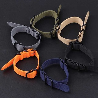 18mm 20mm 22mm NATO Dây đeo đồng hồ Nylon Dây đeo đồng hồ ZULU Dây đeo vải cho nam cổ điển DW Dây đeo đồng hồ vải dệt phong cách quân sự Dây đeo cổ tay Dây đeo cổ tay Khóa màu đen