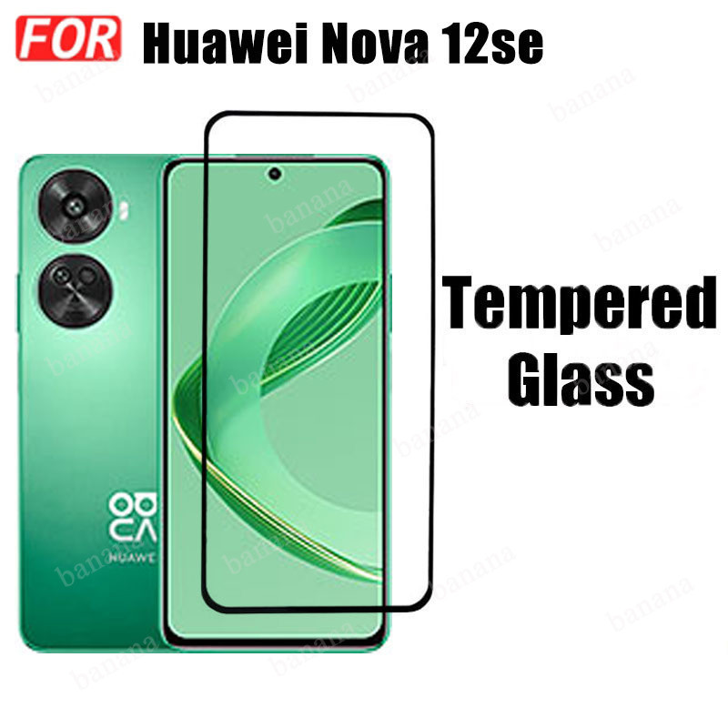 Phim Kính Cường Lực 3 TRONG 1 Huawei Nova 12SE Cho Huawei Nova 12 12s Nova 10 9 SE Nova Y70 Y72 Kính Bảo Vệ Màn Hình Full Cover + Phim Ống Kính Máy Ảnh + Phim Mặt Sau