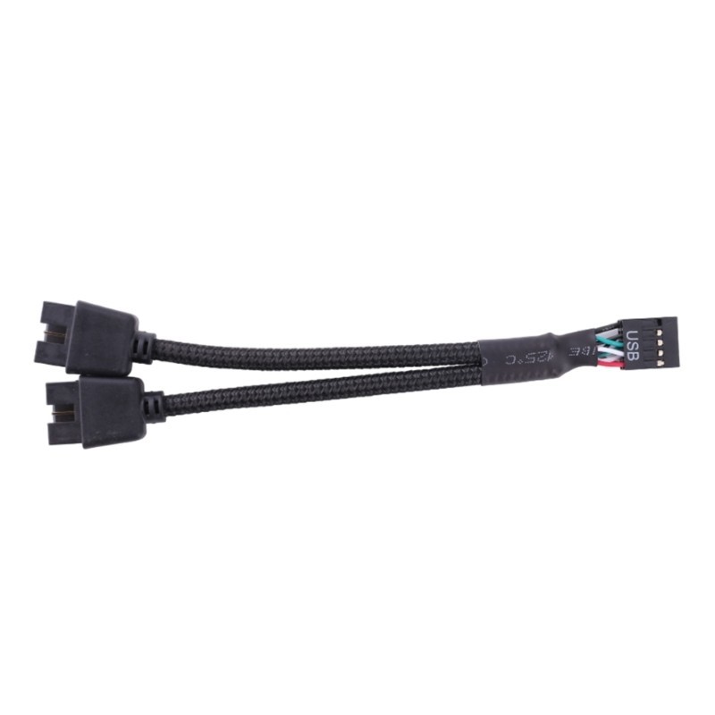 [3C] Bộ chia đầu đầu giao diện bo mạch chủ USB 9Pin Bộ chuyển đổi cáp nối dài 1 đến 2