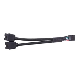 BTM Bo Mạch Chủ 9pin Nối Dài Cáp Adapter Đầu USB Bộ Chia Nữ 1 Đến 2 Nam Để Bàn 9 Chân USB2 0 HUB Kết Nối 1