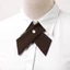 SAIA Cross Bowtie, Dây buộc áo sơ mi Polyester có thể tháo rời, JK Trang trí đồng phục Phụ kiện trang phục Thắt nơ chéo