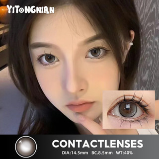 Yitongnian Ống kính tiếp xúc màu mềm 14,2-14,5mm Trang trí thời trang Mỹ phẩm mắt đầy màu sắc Mắt làm đẹp