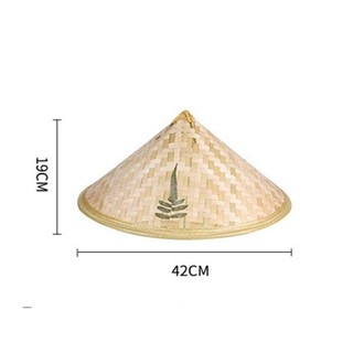 Mũ Chống Nắng Điều Chỉnh Được từ Tre Tự Nhiên, Phù Hợp Mùa Hè và Hoạt Động Ngoài Trời