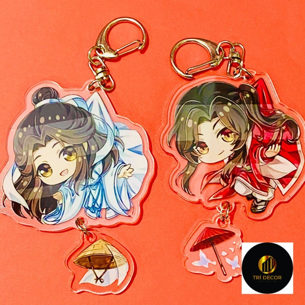 Móc khóa THIÊN QUAN TỨ PHÚC ver TREO THẢ in hình anime xinh xắn ver TREO THẢ mica trong acrylic