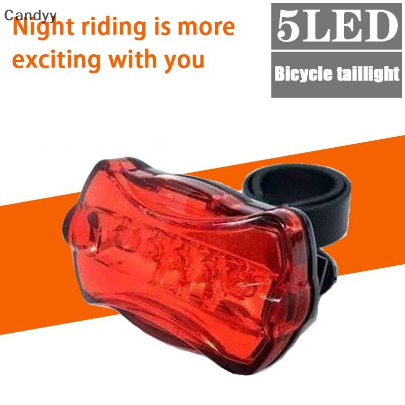 Xe Đạp Leo Núi NDY, Xe Đạp Đường Bộ, Đèn Đuôi, Đèn Đuôi Xe Đạp Đơn, Đèn Đuôi 5Led Đèn Cảnh Báo N