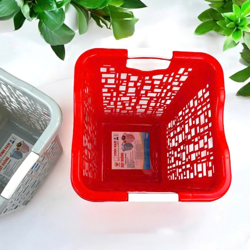 Sọt Rác Vuông Nhiều Size Vinh Nam Plastic Thiết Kế Tiện Lợi Chất Liệu Bền Bỉ Mã 175 - 176 - 177