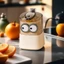 Hũ tăm có nút bấm đề rút tăm tự động hộp đựng tăm có hình dán sticker dễ thương ngộ nghĩnh đồ gia dụng nhà bếp
