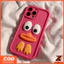 Ốp điện thoại cho OPPO Reno 13F 5G Reno 13 Pro Reno12 F 5G Reno12 Pro Reno11 F Reno 11 Reno 10 Reno 8T Reno 8Z Reno 7Z Reno7 Reno8 Reno5, ốp điện thoại TPU chống sốc với biểu cảm vịt hài hước